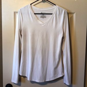 Long sleeve white shirt